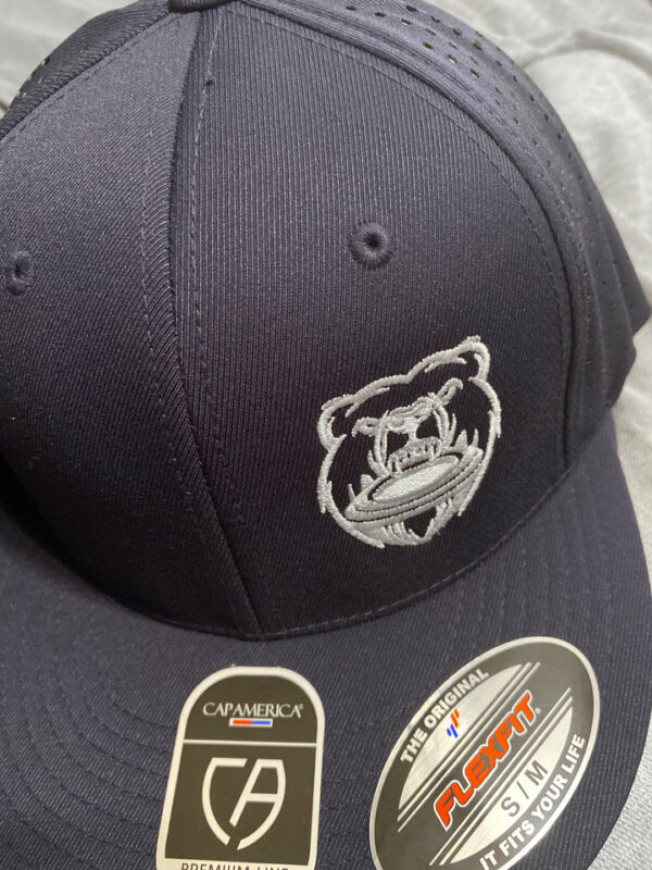 Cap America Perforated Performance Cap - Bear Logo - Image 3