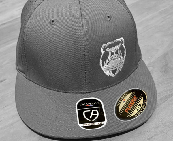 Cap America Perforated Performance Cap - Bear Logo