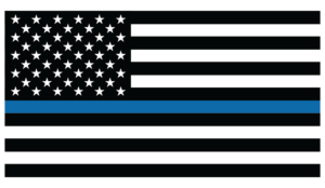 57 - blue line flag