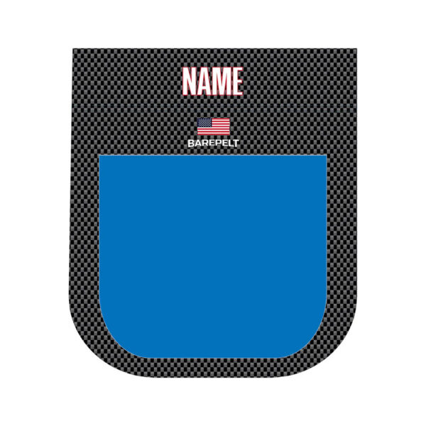 Carbon Fiber Blue Barepelt Pouch