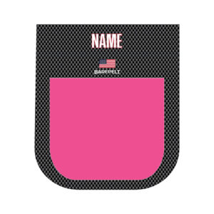 Carbon Fiber Hot Pink Barepelt Pouch