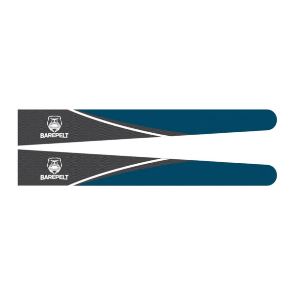 Carbon Fiber Steel Blue Barepelt Safe Sock
